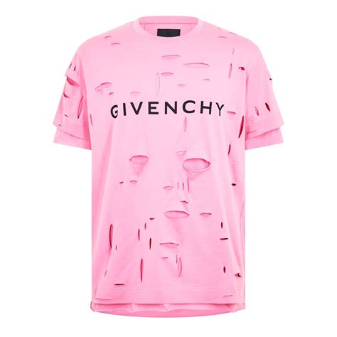 t-shirt men's givenchy|Givenchy distressed t shirt.